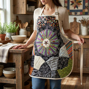 Quilted Halloween Night Kitchen Apron