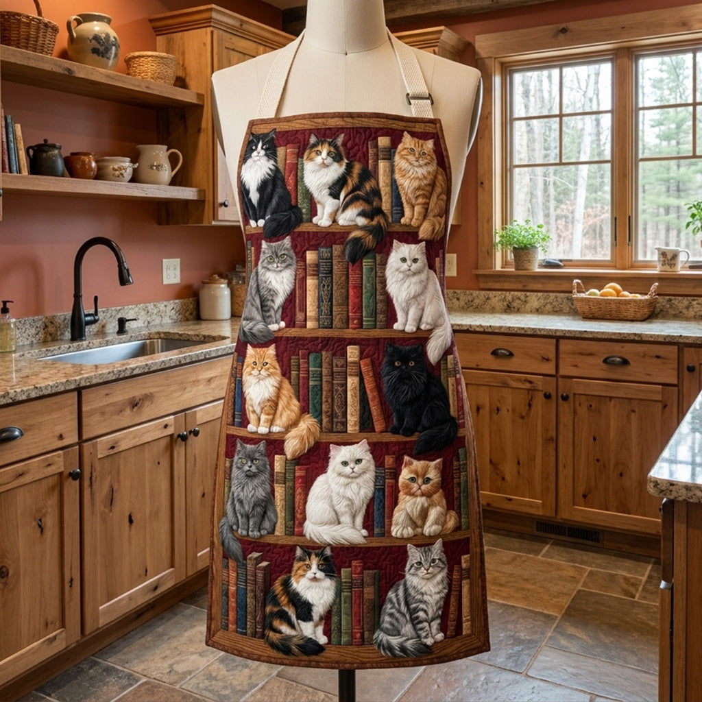 Quilted Kitchen Apron: Crafted Tales