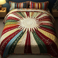 3-Piece Quilted Bed Set - Solar Glow