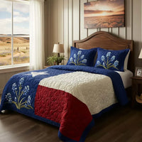 3-Piece Quilted Bed Set - Texas Pride