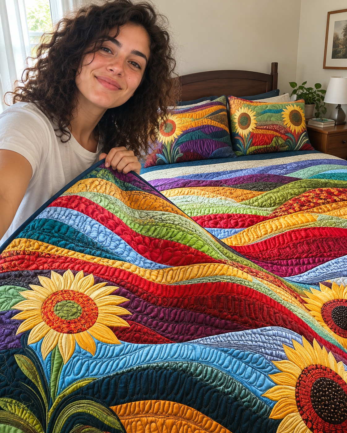 Sunflower Field Bedding Set