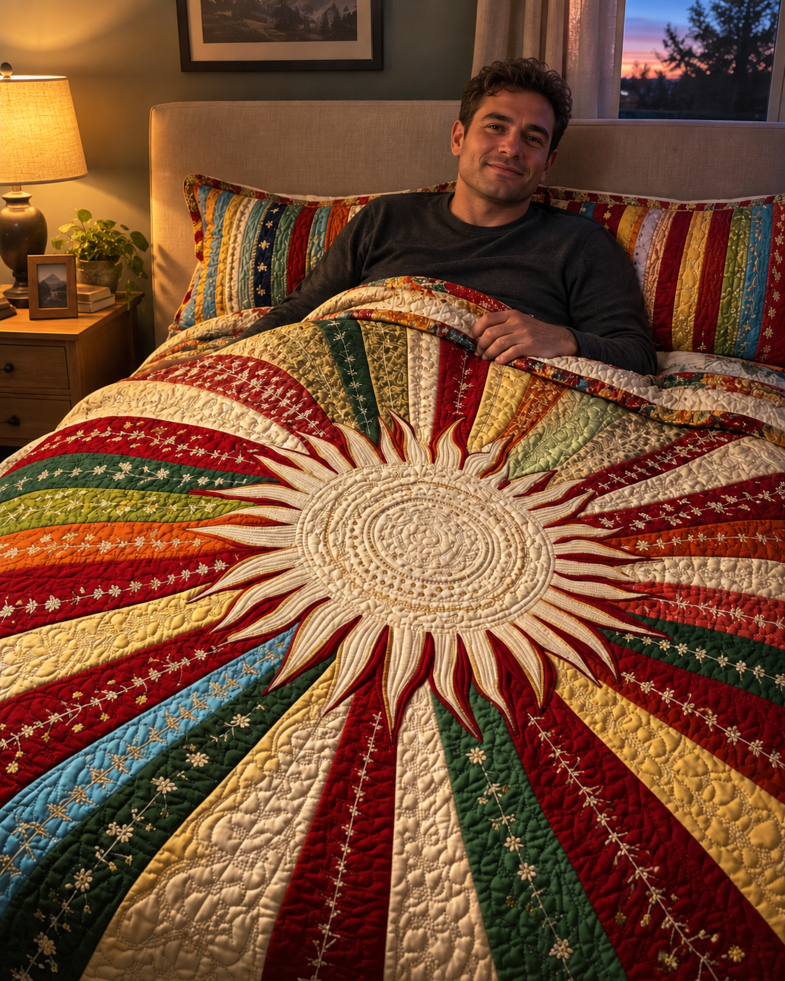 Solar Glow Bedding Set