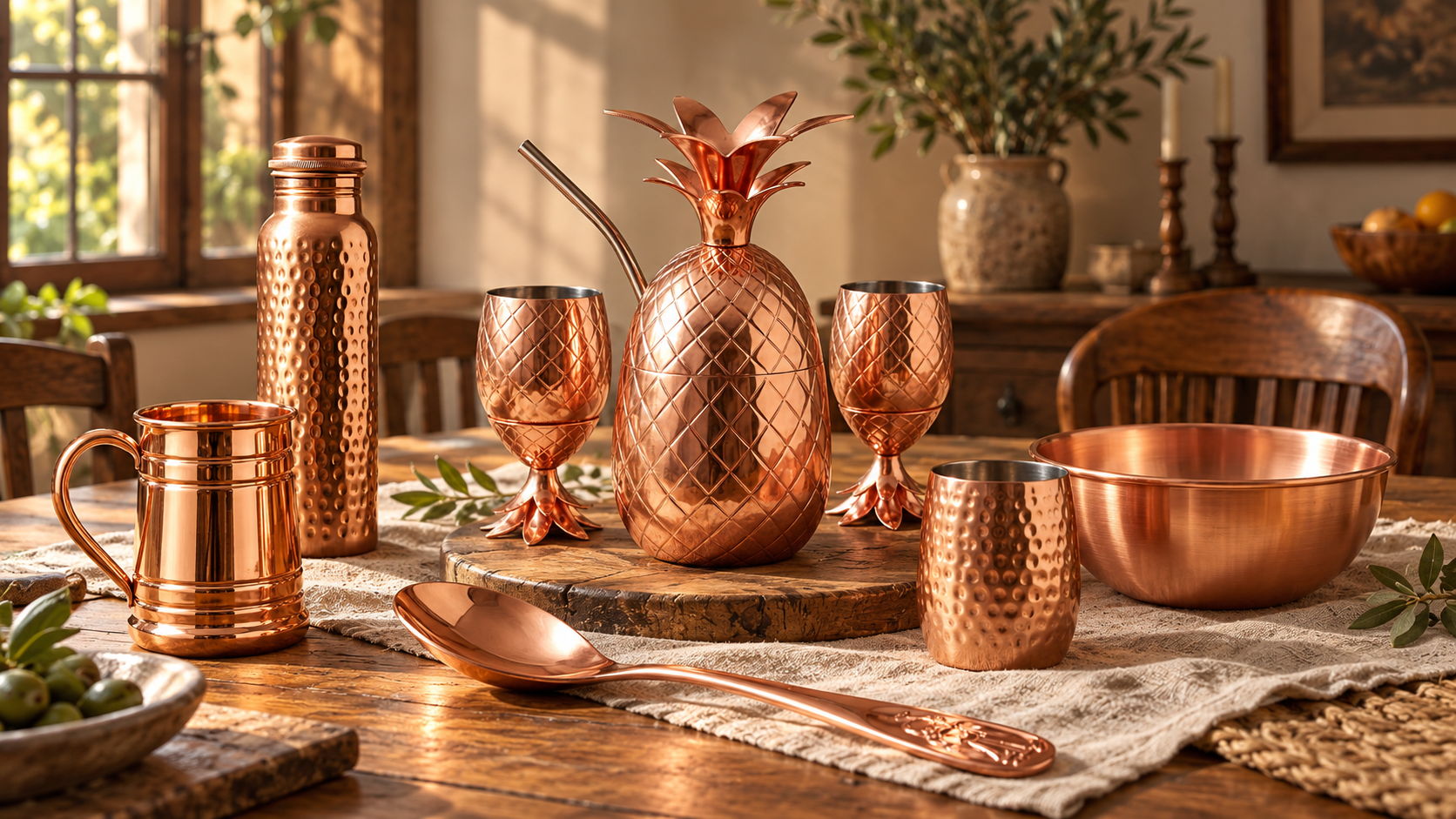 Handcrafted Copper collection