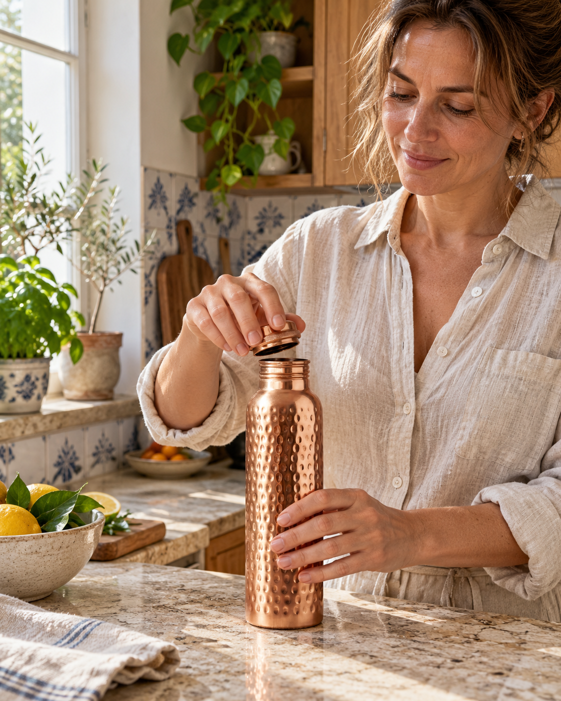 Copper Water Bottle