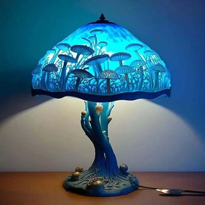 BLUEAURA | Blue desk lamp with a mystical touch