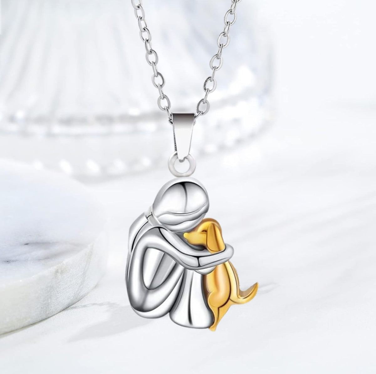 Lucky Dog-Themed Necklace