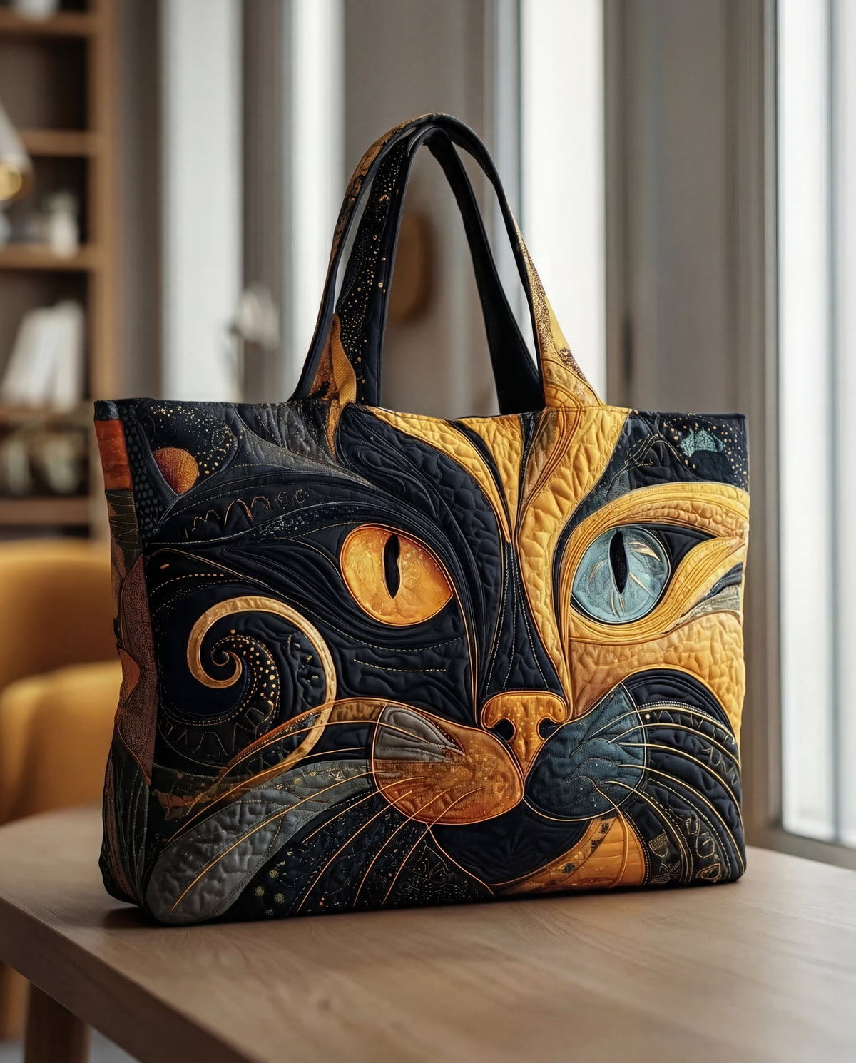 Mystical Cat Handmade Bag