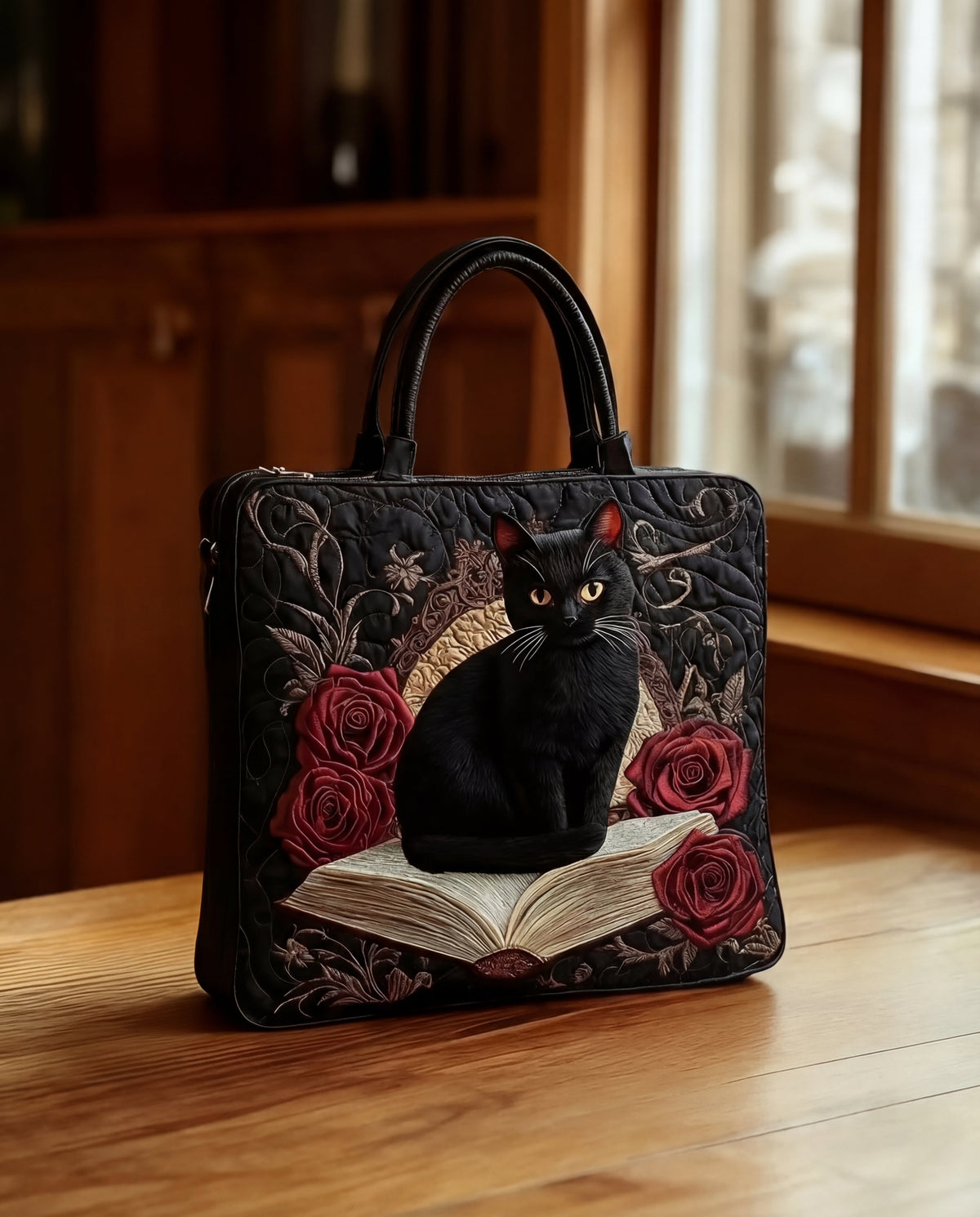 Quilted Handmade Bag "Dark Legs"