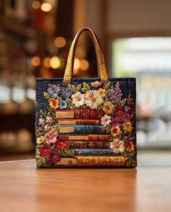 Quilted Handmade Bag "Floral Print"