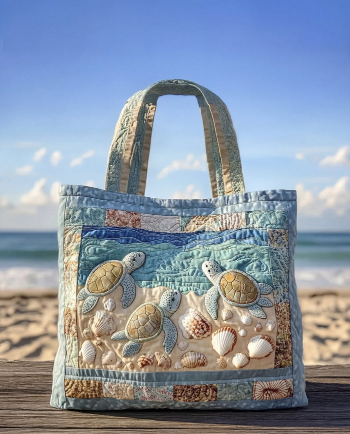 Quilted Handmade Bag "Tortuga"