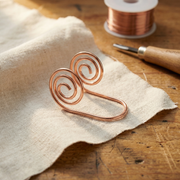 Artisan Crafted Spiral Copper Hand Jewelry