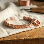 Knot-Designed Copper Jewelry Set