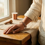 Artisan Crafted Copper Magnetic Bracelet