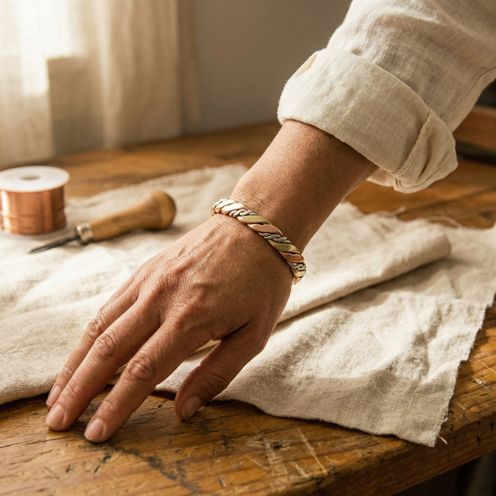 Three-Color Braided Bracelet