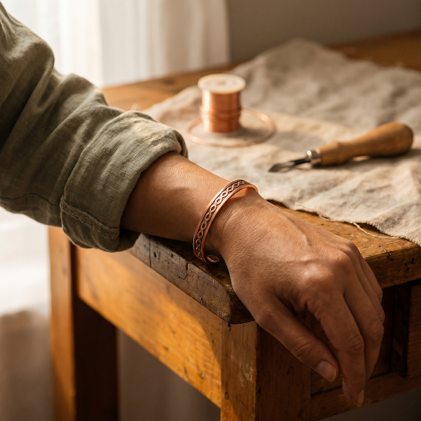 Infinity Bronze Magnetic Bracelet