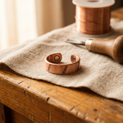 Spacious Copper Magnetic Ring