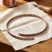 Matte Finish Bronze Chain Necklace