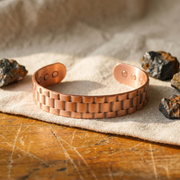 Textured Bronze Bracelet for Men