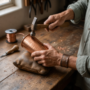 Handcrafted Copper Water Goblet