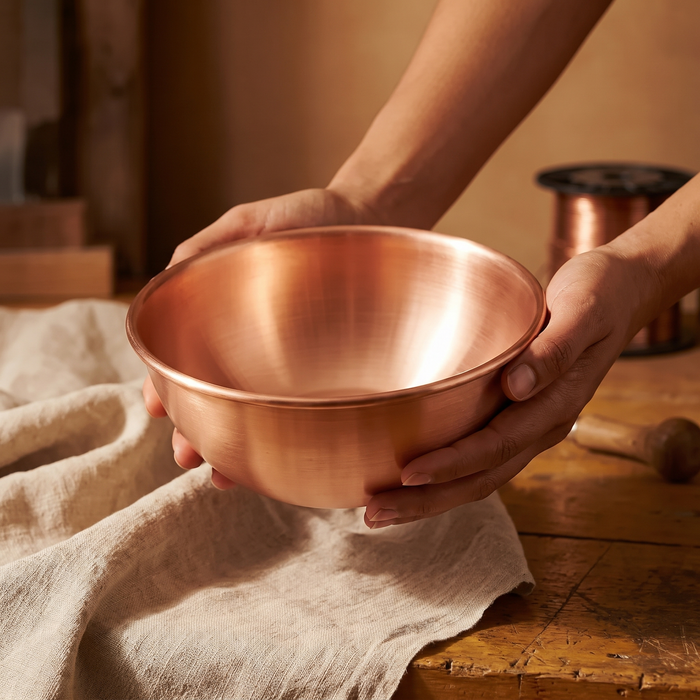 Artisan Crafted Copper Bowl