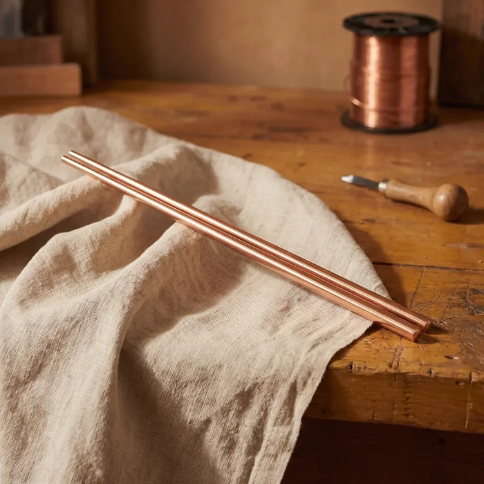 Artisan Copper Chopsticks (Set of 2)