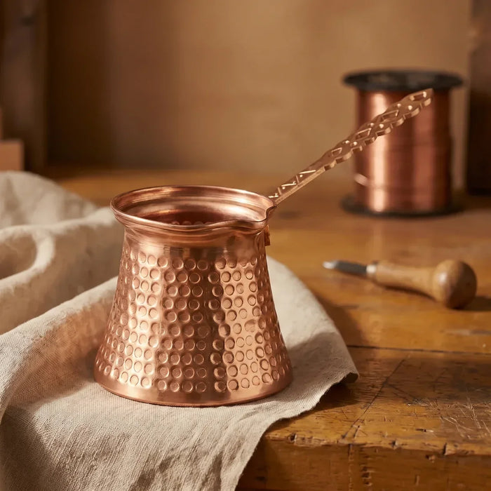 Artisan Copper Coffee Pot - 380 ml