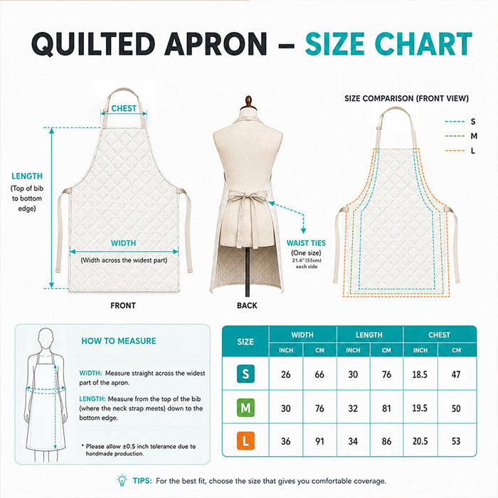 Quilted Apron for the Kitchen: 'The Witch's Kitchen'