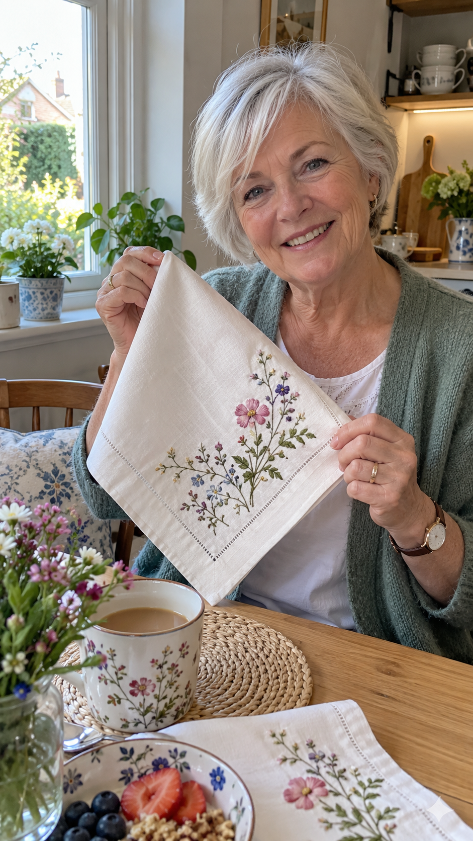 Embroidered Napkin Set