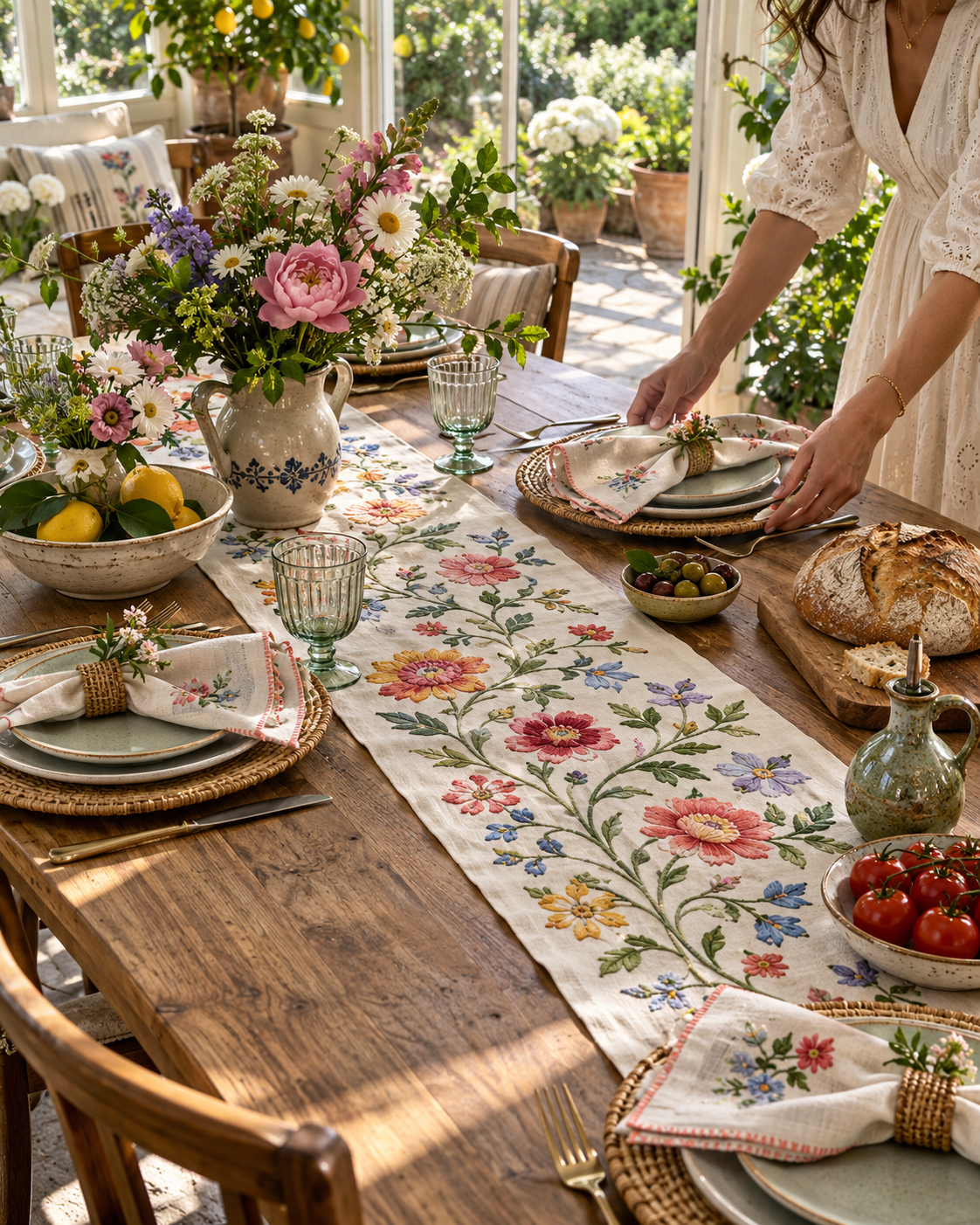Floral Napkin Set