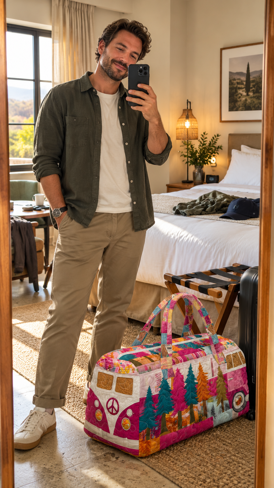 Quilted Overnight Bag